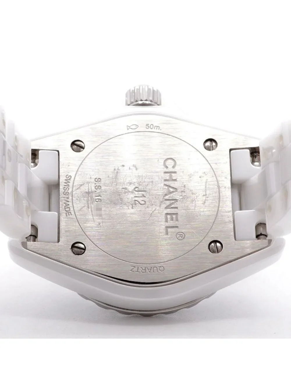 Chanel Diamond White Dial Watch
